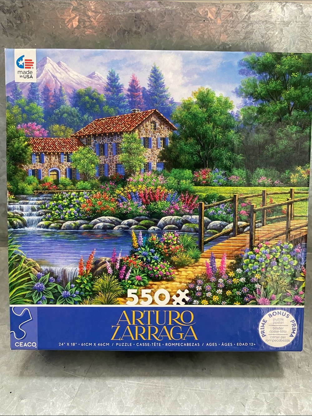550-Piece Countryside Puzzle - Multi-Color